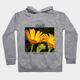 Marigold birth month flower October Hoodie